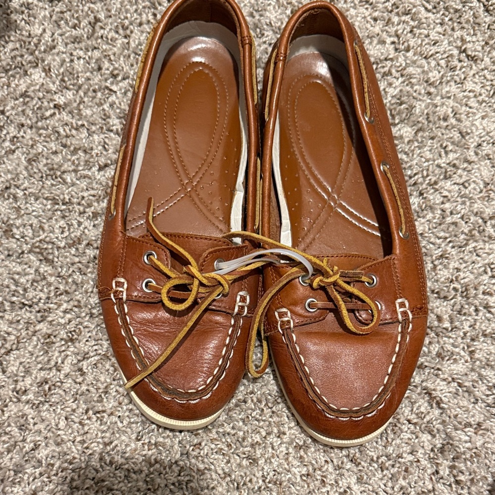 Lauren Ralph Lauren Tan Leather Loafers